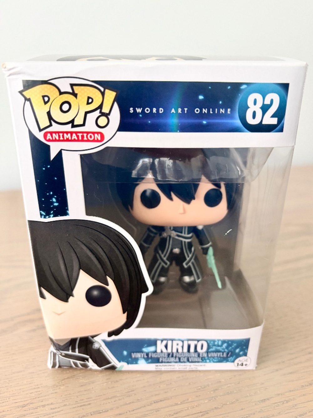 Kirito, Funko Pop, Animation, Sword Art Online, Vinyl‎ Figure, 82, New In Box